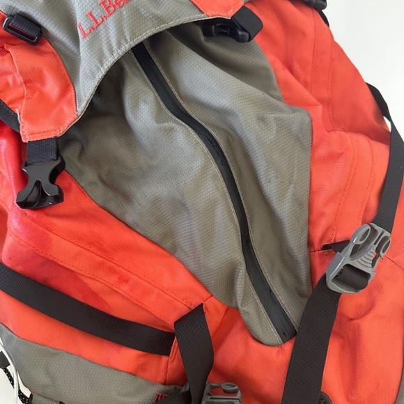 L.L. Bean Red and Gray Outdoor Backpack - Picture 6 of 6